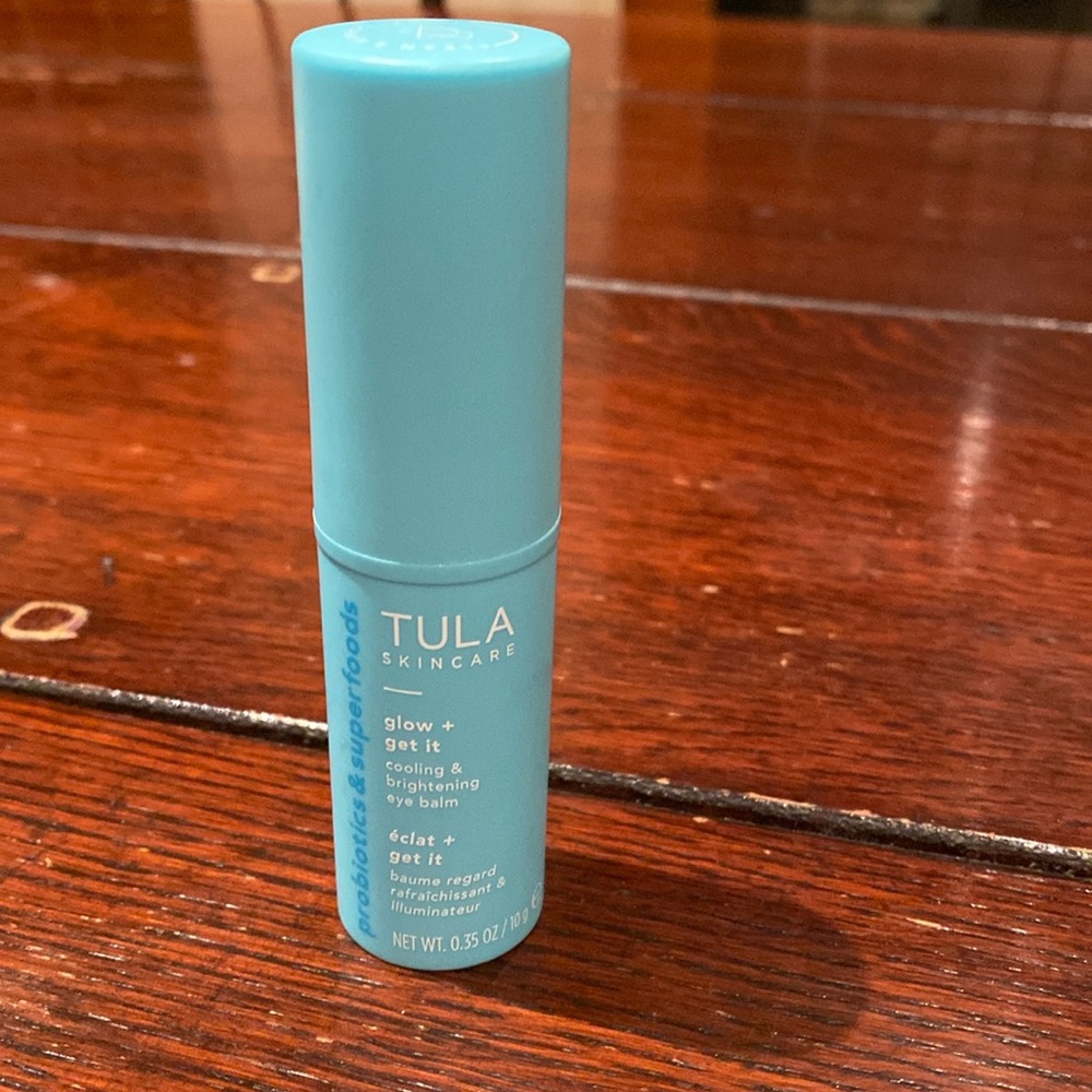 Tula Glow + Get It Cooling & Brightening Eye Balm - Aqua Blue